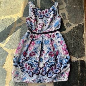 ModCloth Adrianna Papell watercolor dress